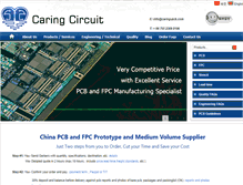 Tablet Screenshot of caringcircuit.com